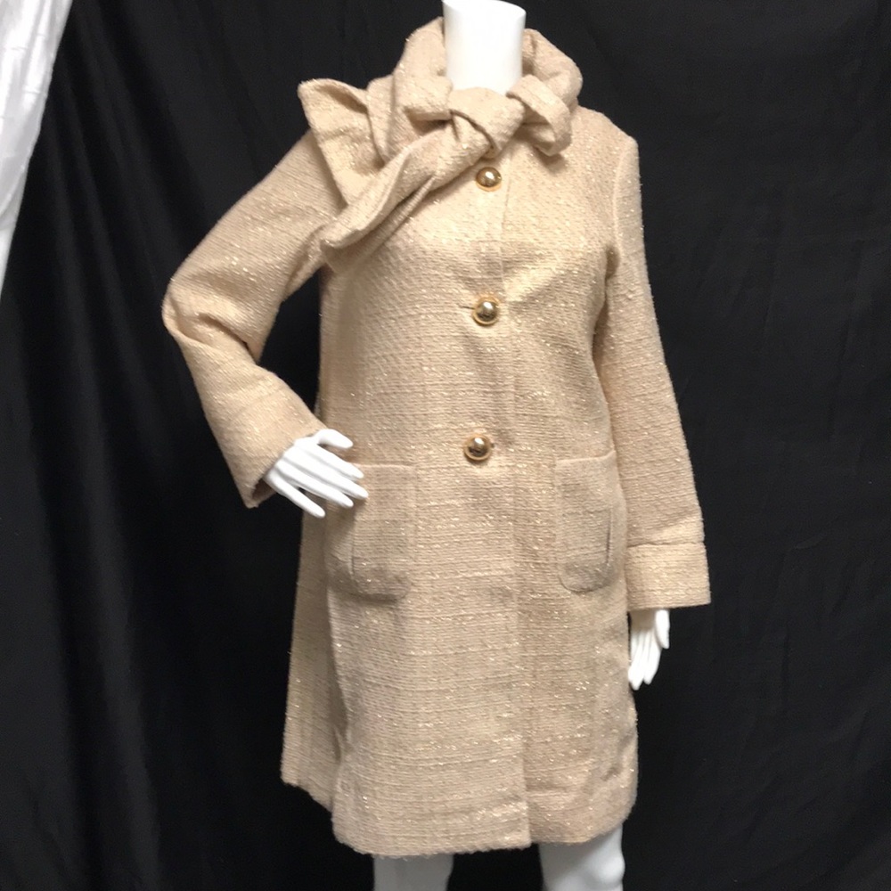 NEW Britt Ryan gold textured jacket size 6